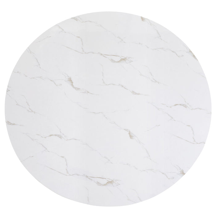 Vance - 5 Piece Dining Room Set - White / Gray