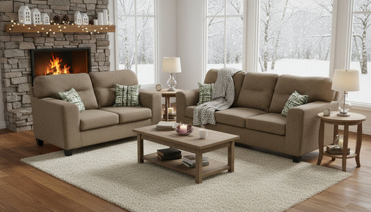 1431 Sofa and Loveseat Set L&A