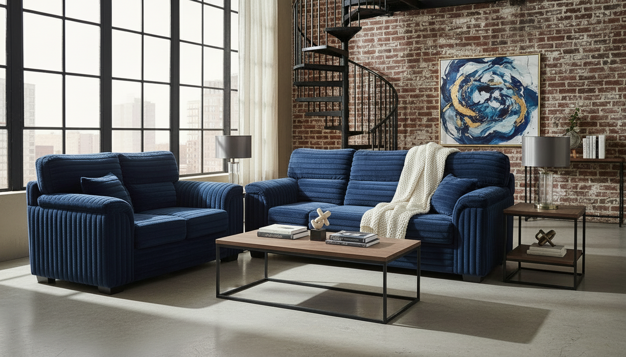 1431 Sofa and Loveseat Set L&A