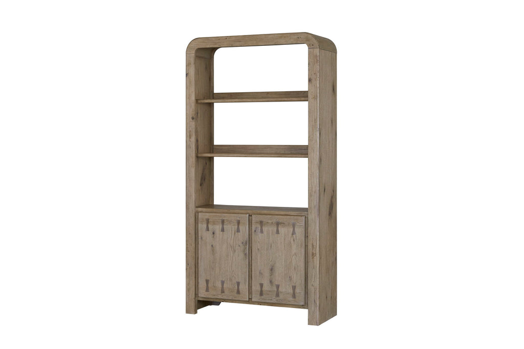Pagosa - Bowtie Bookcase - English Knotty Oak