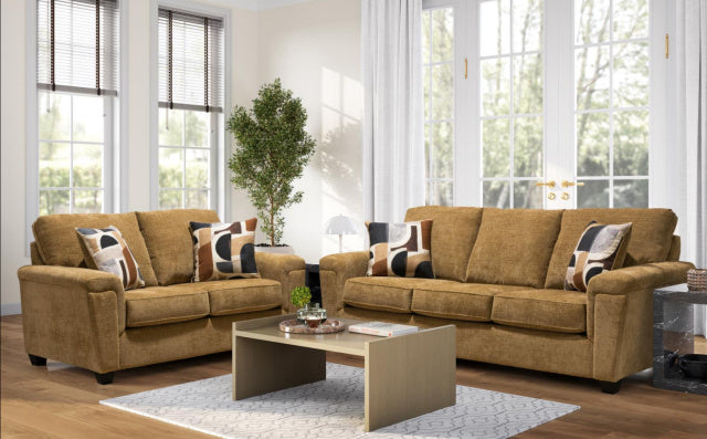 Stationary Sofa & Loveseat 1643