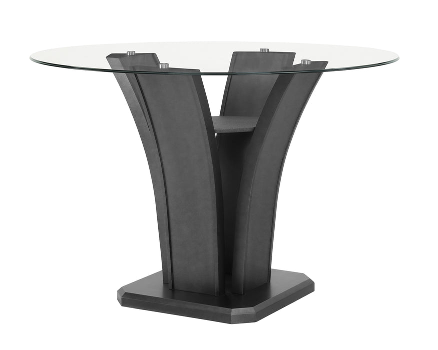Camelia - 5 Piece Counter Dining Room Set - Gray