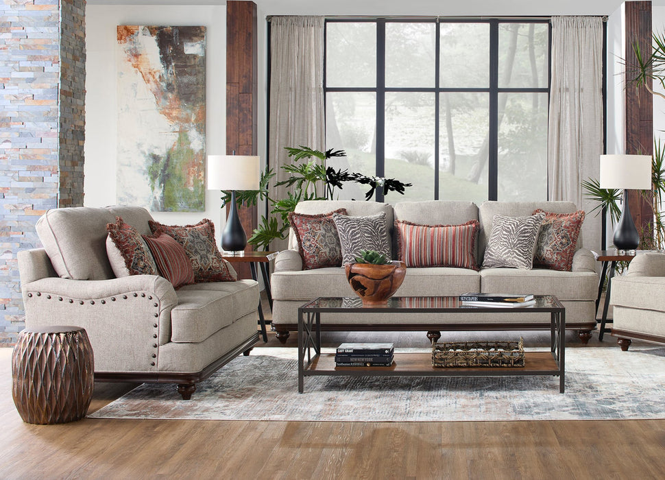 Jazzy Heather Sofa and Loveseat Set