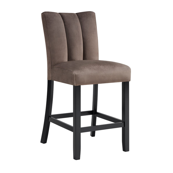 Vega - Counter Height Chair (Set of 2) - Mocha