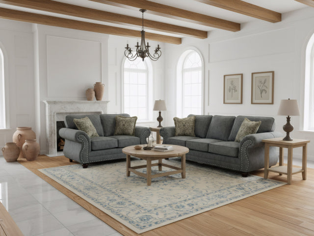 Stationary Sofa & Loveseat 1745