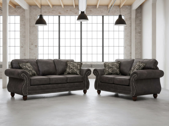 Stationary Sofa & Loveseat 1745