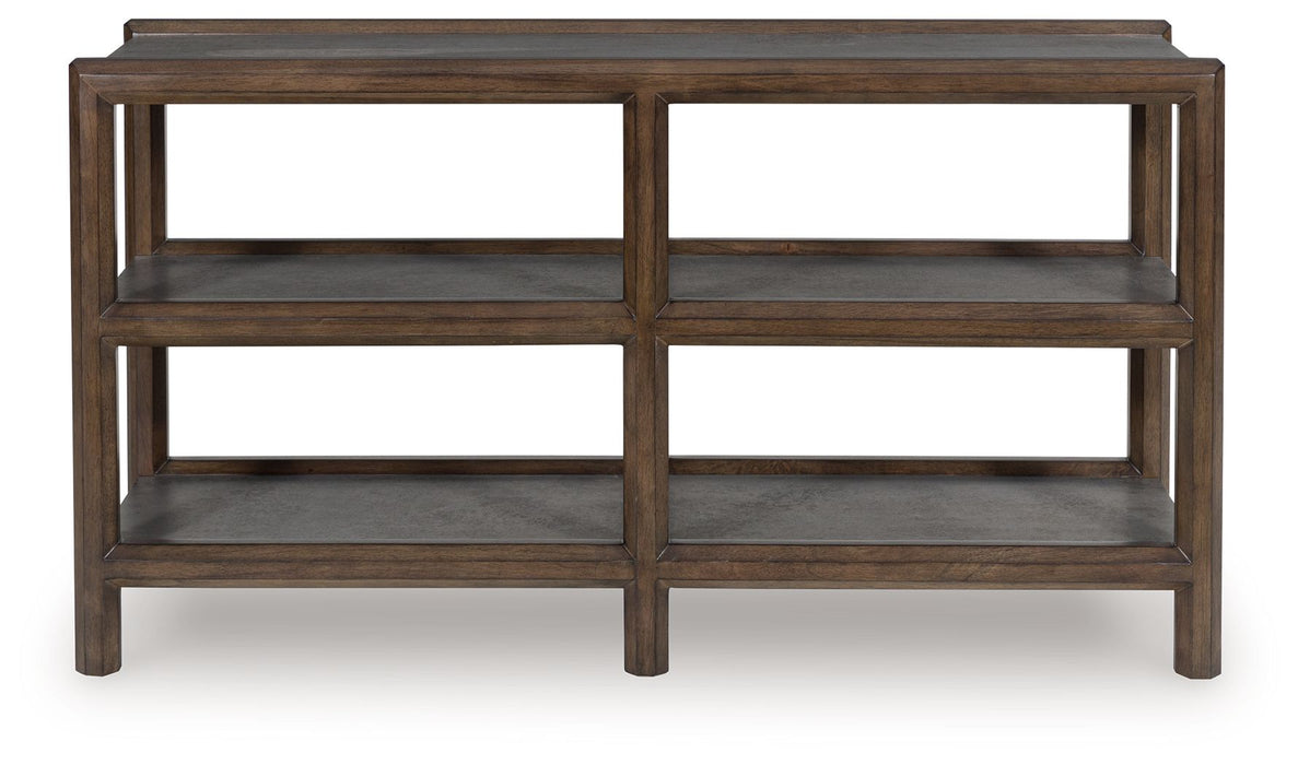 Kallenny - Sofa Table - Brown / Gray