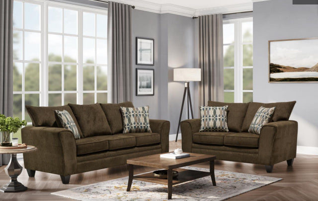 Stationary Sofa & Loveseat 1643