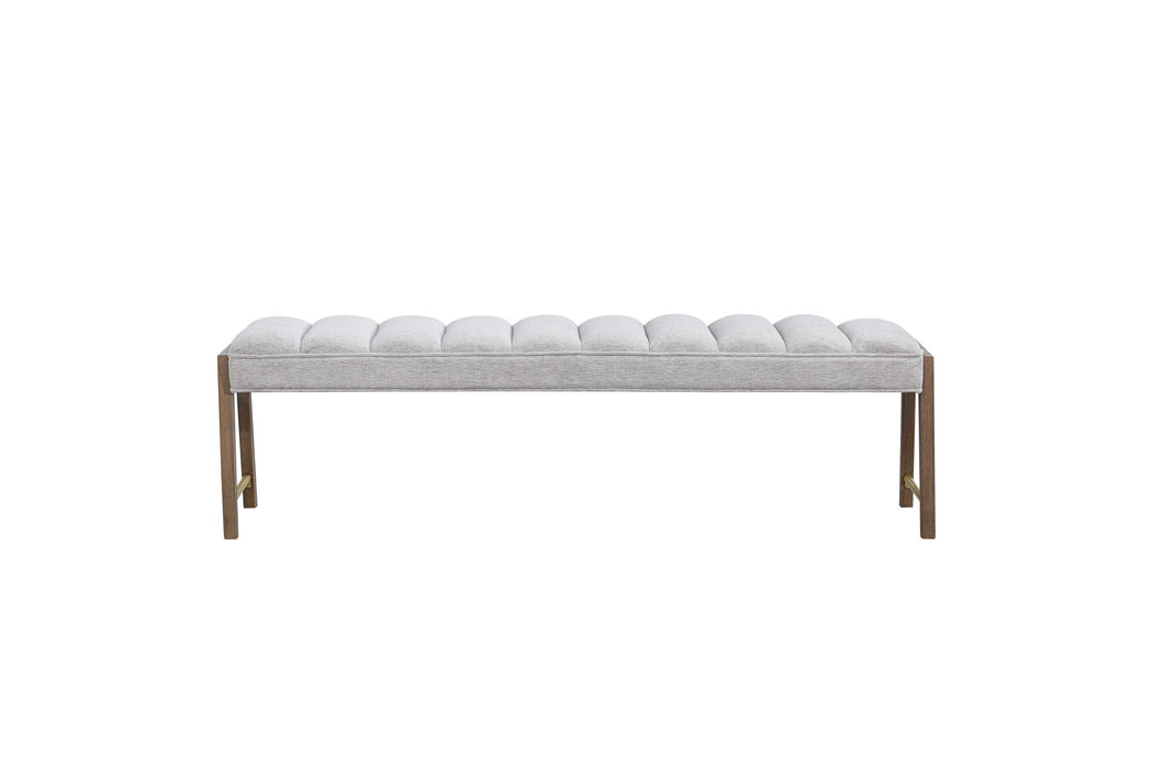 Elure - Bench - Latte / Pearl Silver