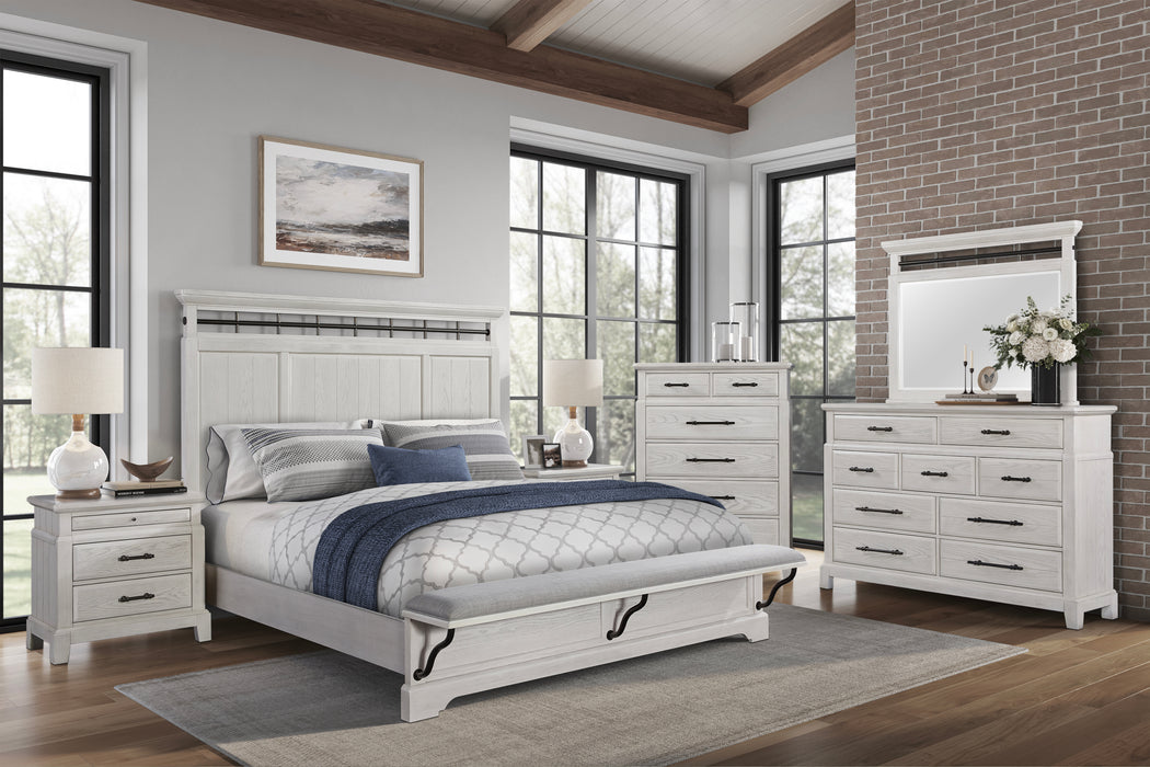 Bellamy Lane Panel Bedroom Set with Bench