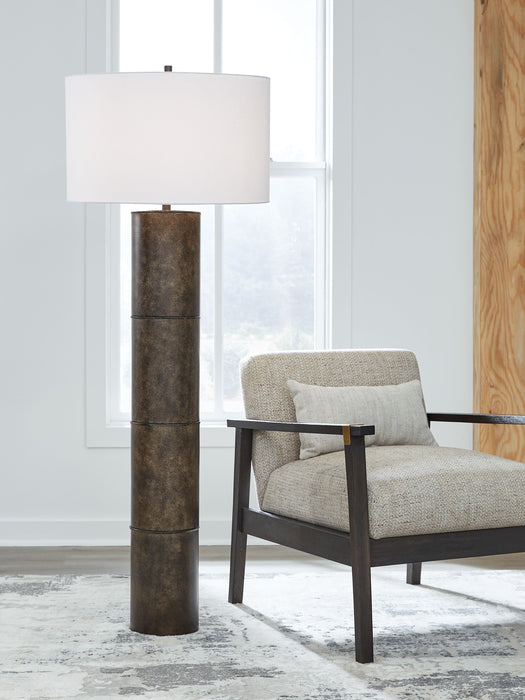 Jebson - Metal Floor Lamp - Dark Bronze Finish