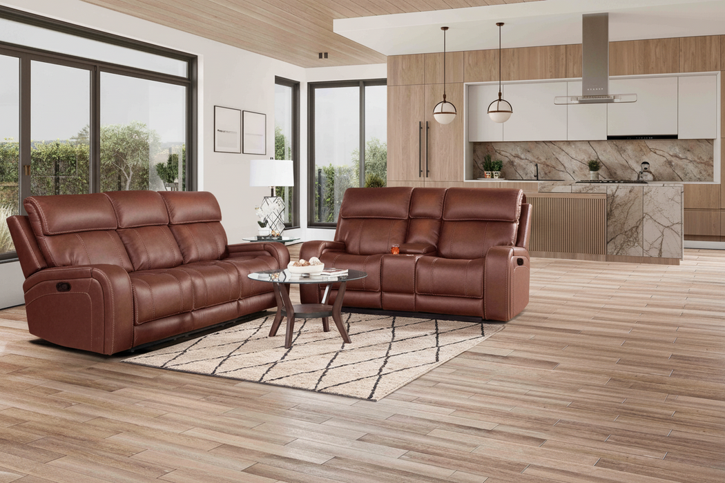 Newport Walnut Manual Reclining Set
