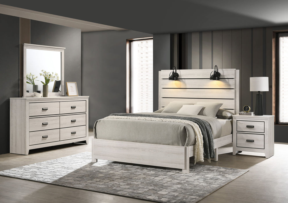 Carter - King 4 Piece Bedroom Set - White
