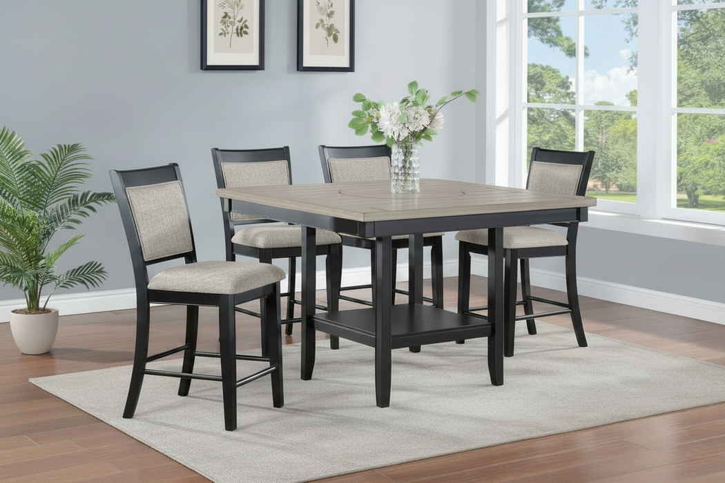 Fulton Counter Height Dining Set - Light Gray