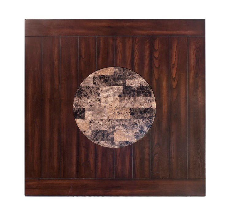 Fulton - Counter Height Table - Dark Brown