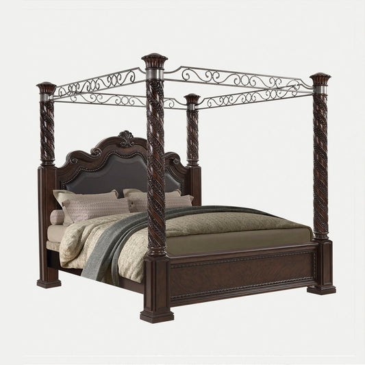 Coventry - Upholstered Panel Canopy Bed