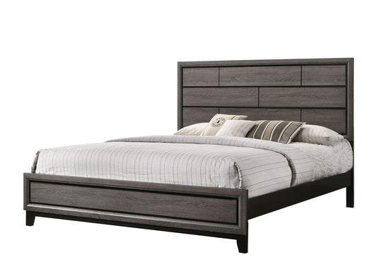 Akerson - King Bed - Gray