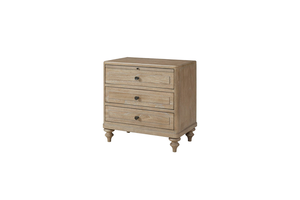 Citrus Heights - 3 Drawer Nightstand - Sand