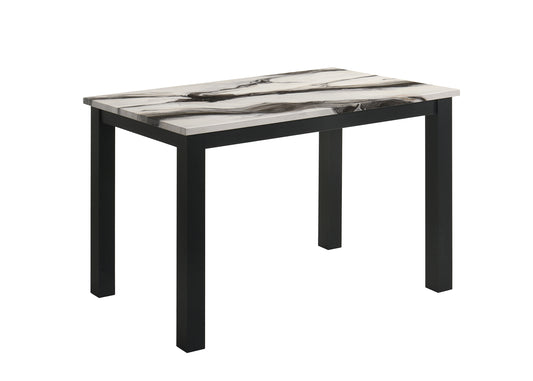 Resia - Dining Table - Faux Marble