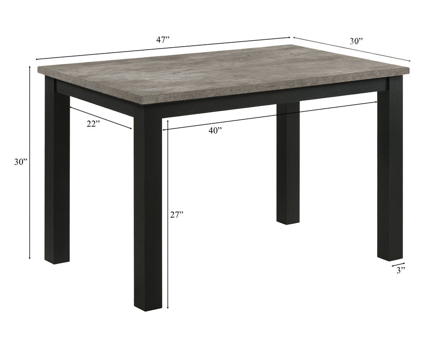 Resia - Dining Table - Concrete