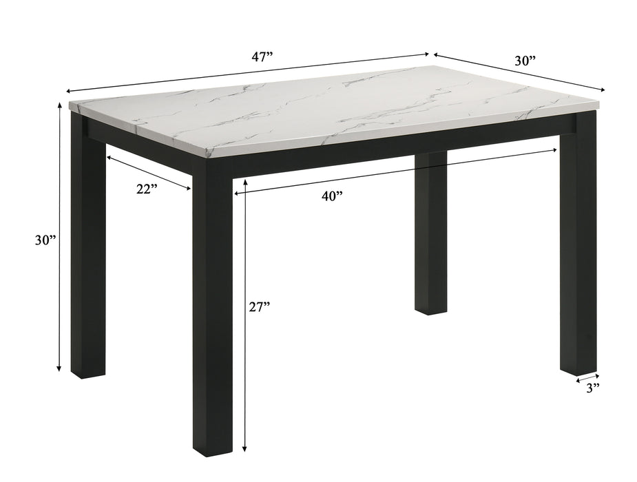 Resia - Dining Table - Faux Marble