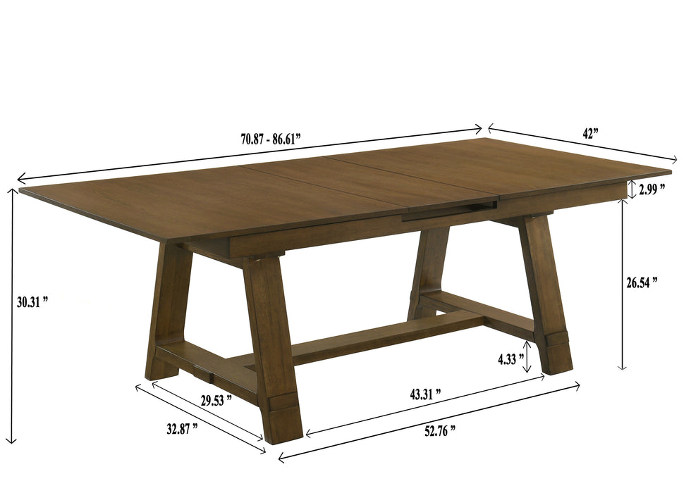 Everly Dining Table (1x16 Leaf)