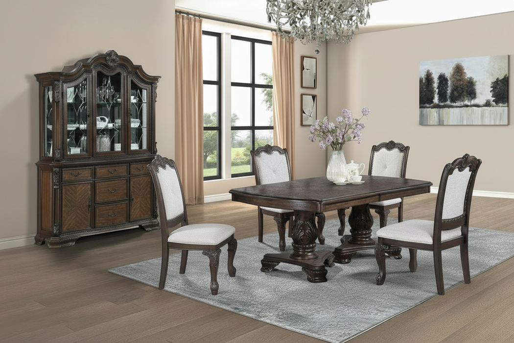 Kiera - Dining Room Set - Coffee Brown