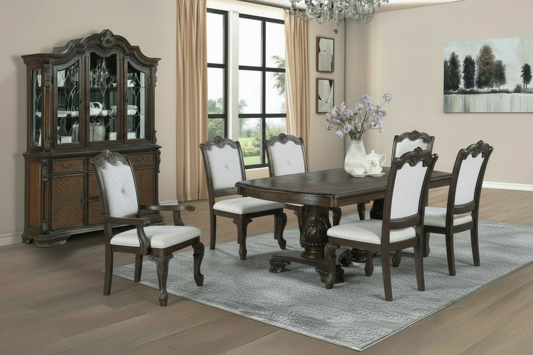 Kiera - Dining Room Set - Coffee Brown