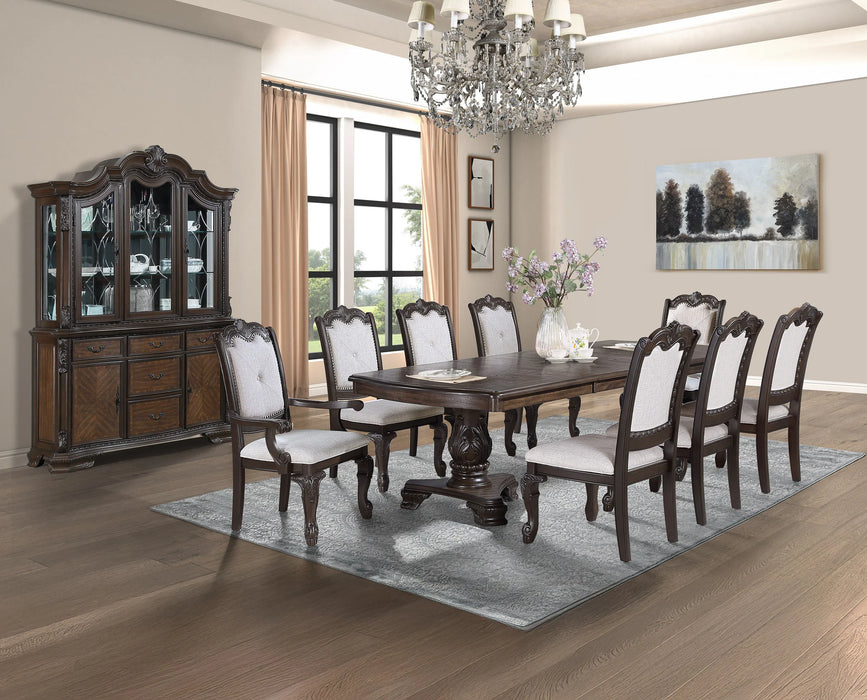 Kiera - Dining Table - Cherry Brown