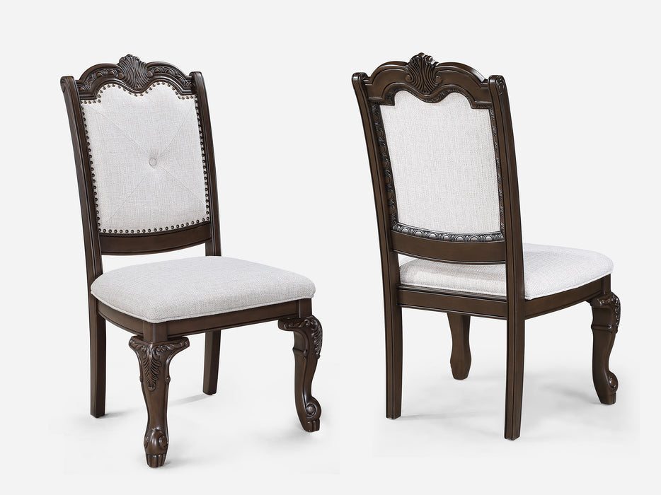 Kiera - Side Chair (Set of 2) - Coffee Brown