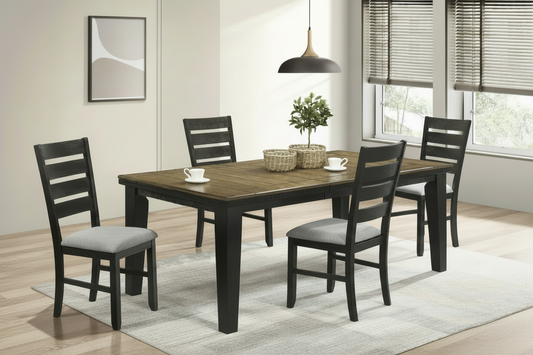 Bardstown Wheat Charcoal Dining Sets by Crown Mark