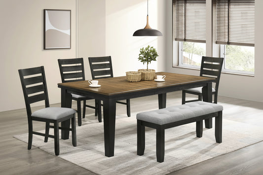 Bardstown Wheat Charcoal Dining Sets by Crown Mark