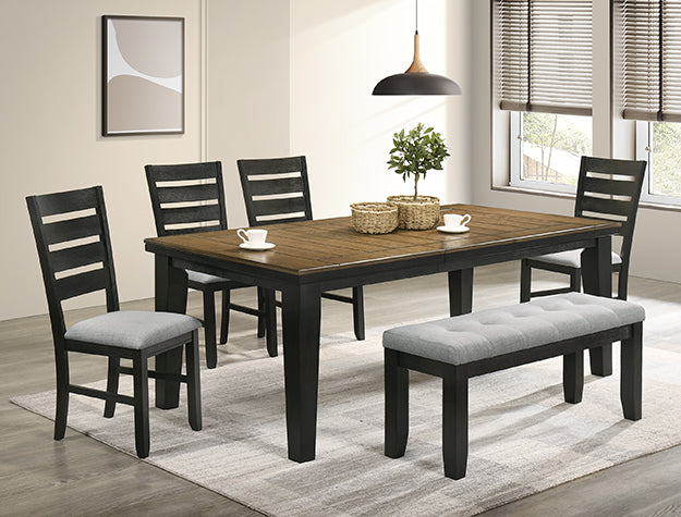 Bardstown Wheat Charcoal Dining Sets by Crown Mark