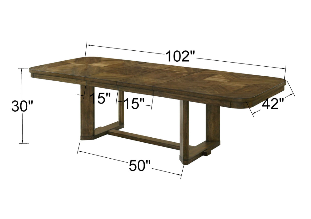 Broadmoor Dining Table (2x16 Leaf)