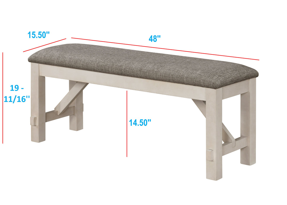 Maribelle - Bench - Antique White