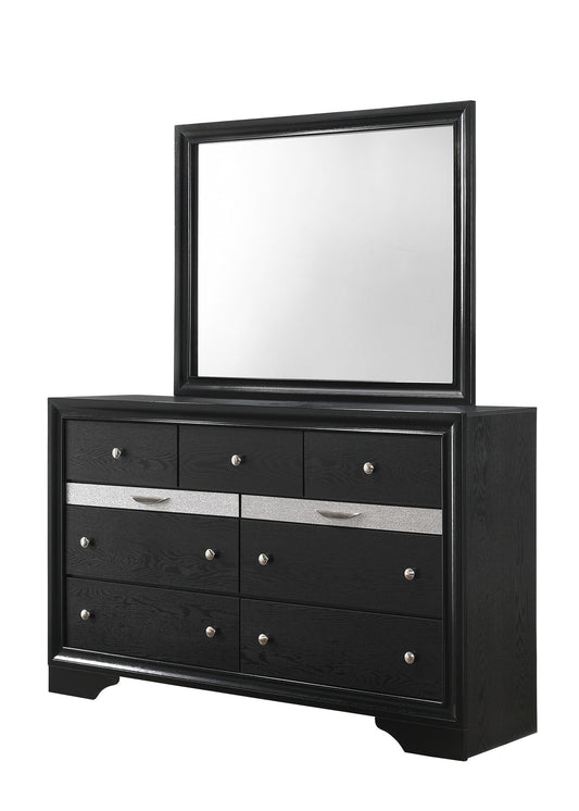 Regata - Dresser - Black / Silver
