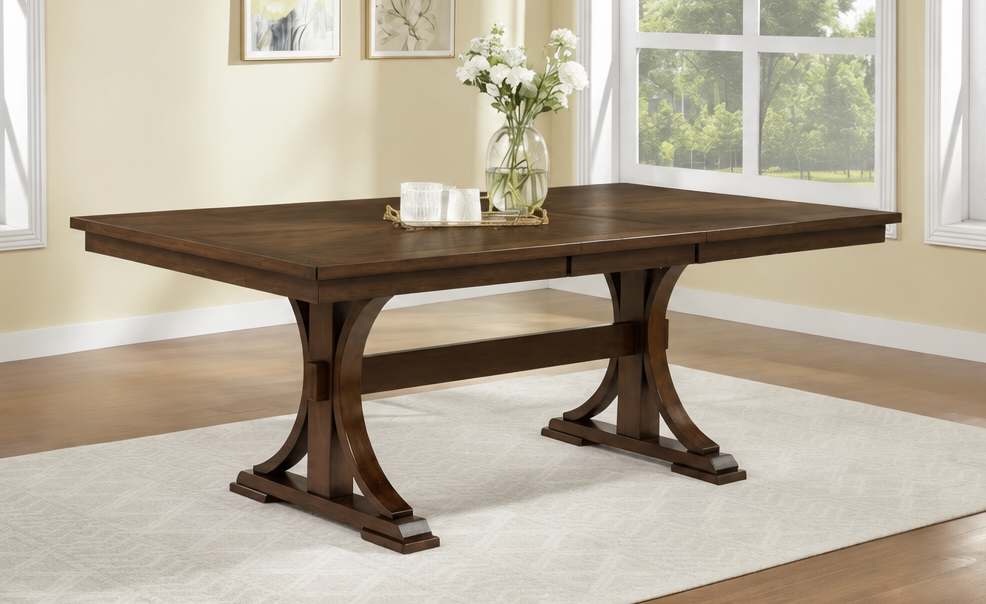 Hamil Dining Table (W/18 Butterfly Leaf)