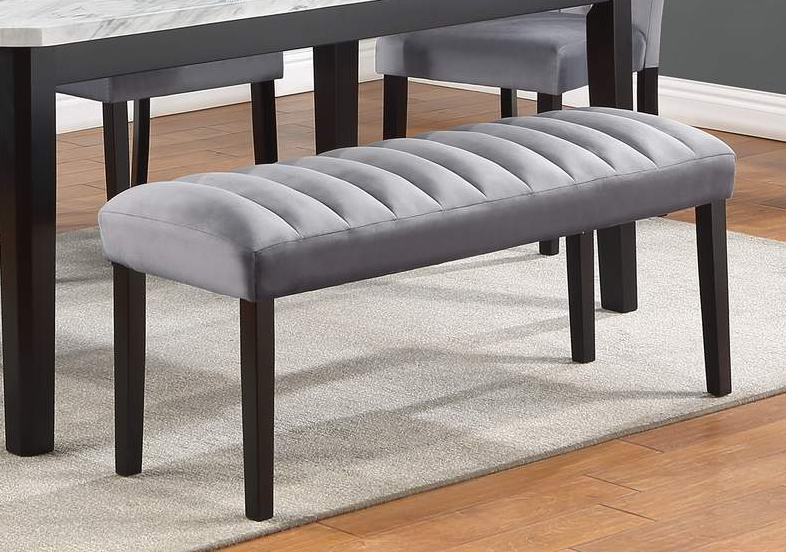 Pascal Light Gray Bench