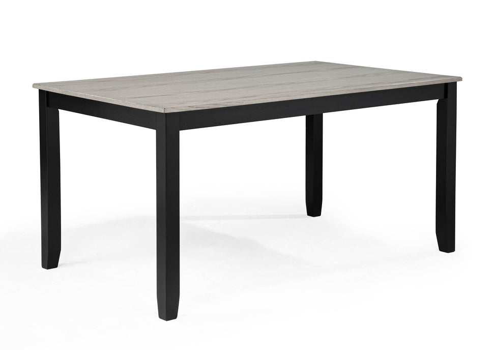 Lester 6 Pc Dining Set with Bench