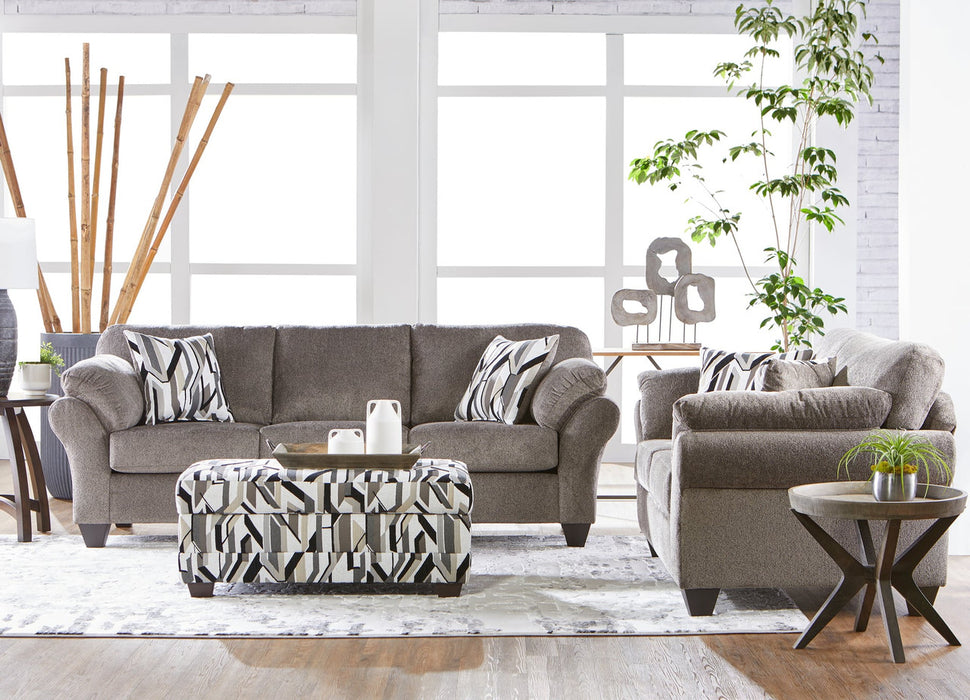 Safari Cobblestone Sofa & Loveseat Set