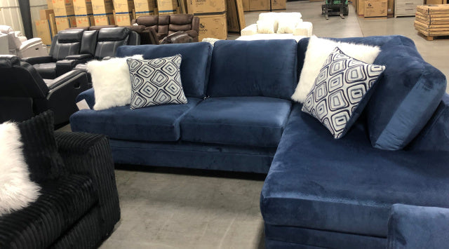 2240 Champion 2 Pc Sectional with Chaise - 2 Color Options