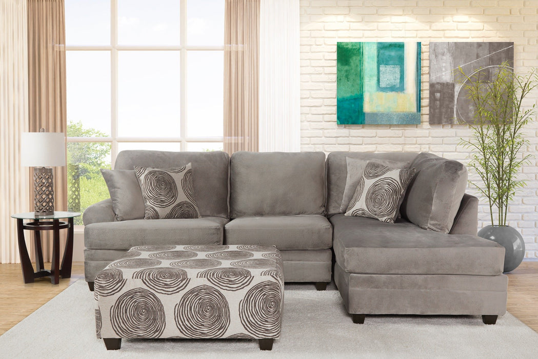 2240 Champion 2 Pc Sectional with Chaise - 2 Color Options