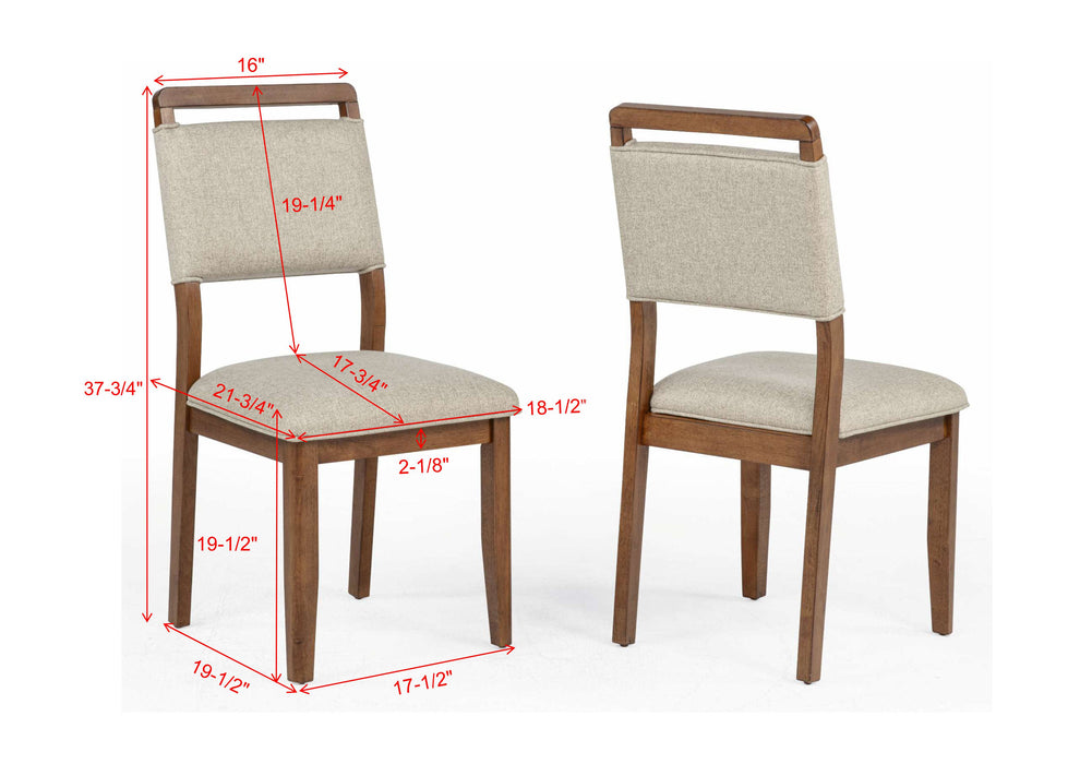 Blanche Brown Side Chair
