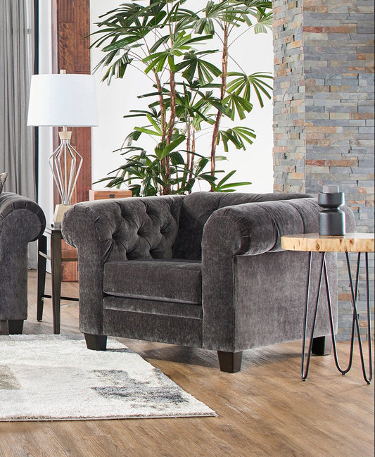 Lush Mink Club Chair by Hughes 22700C