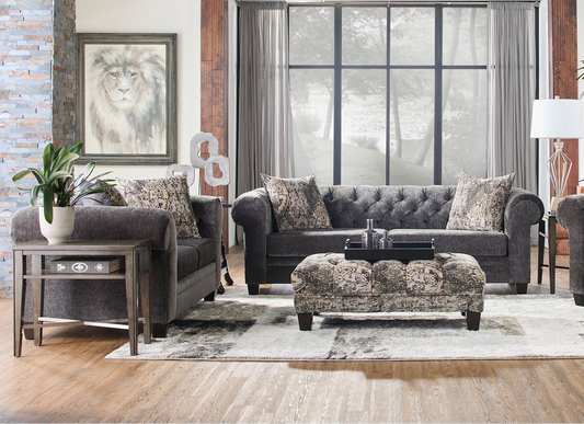 Lush Mink Sofa and Loveseat Set by Hughes 22700