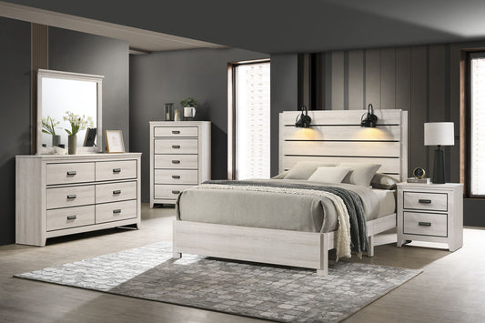 Carter - Full Platform Bed In One Box - White