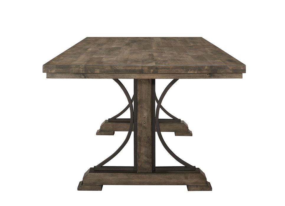 Quincy - Rectangle Dining Table - Brown