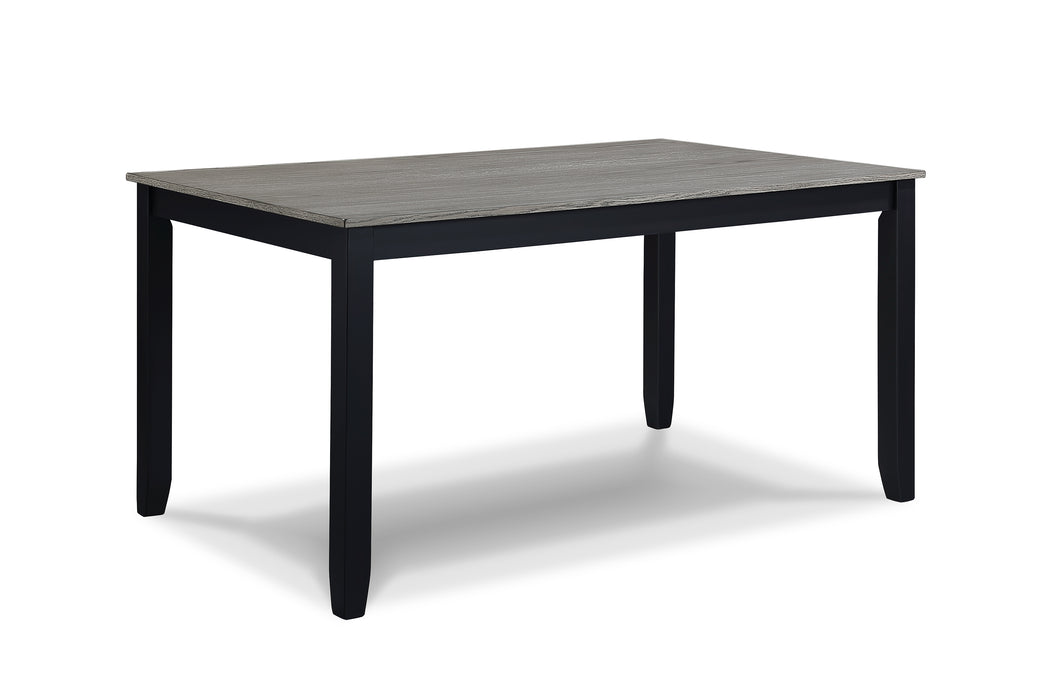 Eloise - 7 Piece Dinette Set - Charcoal / Gray