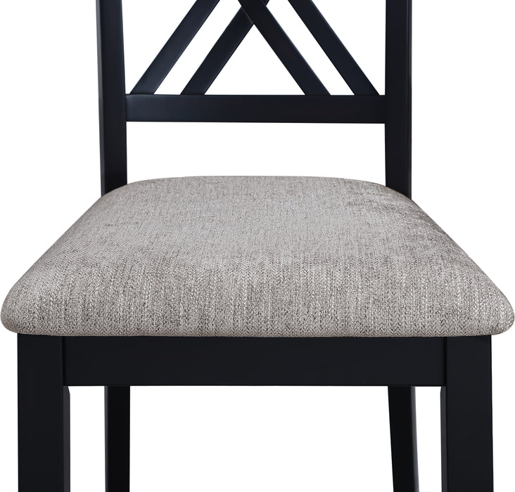 Eloise - 7 Piece Dinette Set - Charcoal / Gray