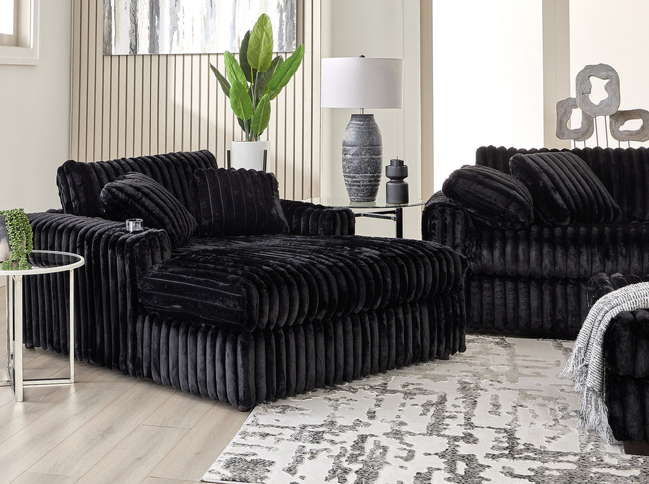 24550CHS Theater Chaise: Mondo Black